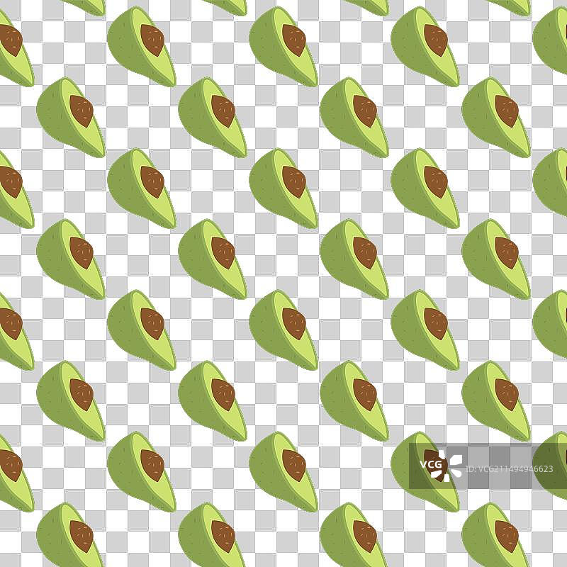 热带新鲜鳄梨无缝图案图片素材