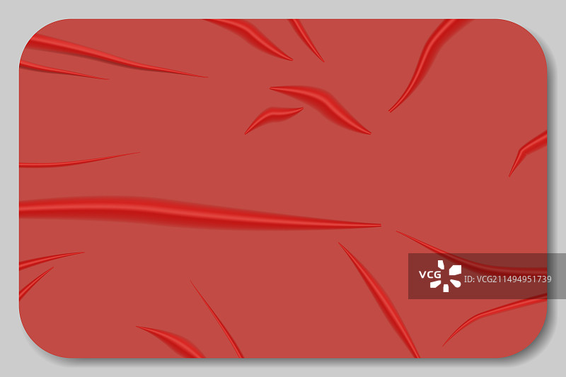 带皱纹效果的粘贴纸模板图片素材