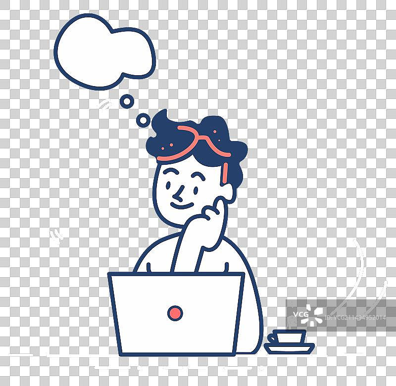 居家线上办公图片素材