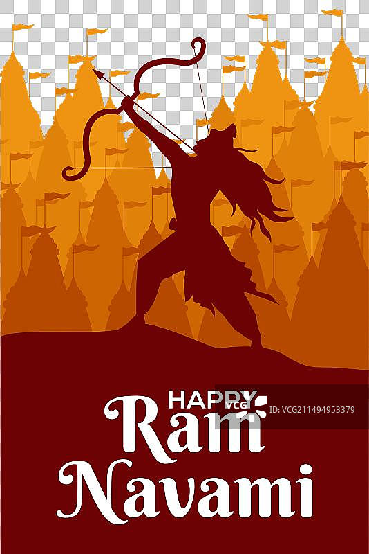 罗摩衍那节快乐竖版banner图片素材
