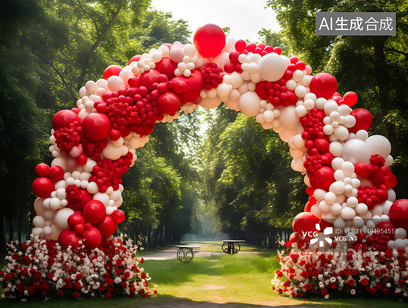 【AI数字艺术】婚礼现场图片素材