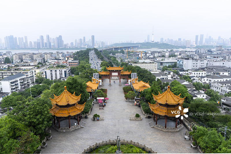 黄鹤楼全景图片素材