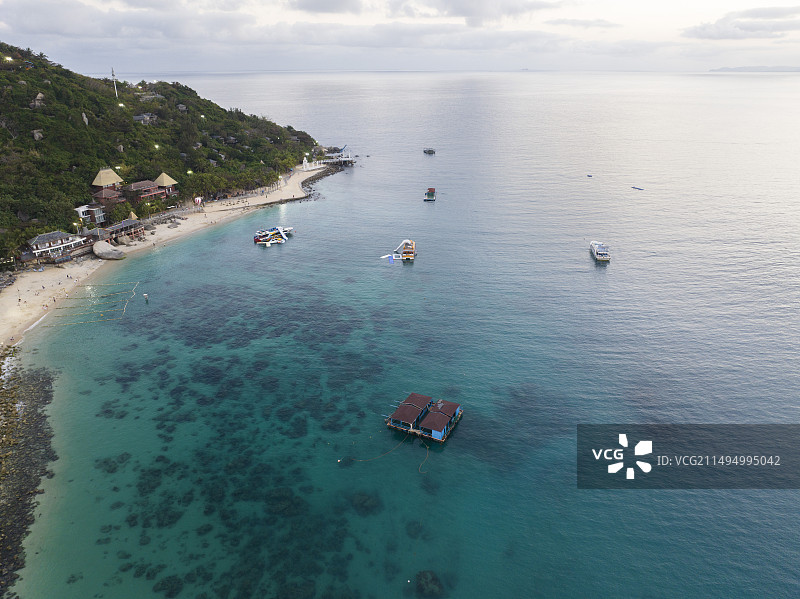 海南分界州岛航拍图片素材