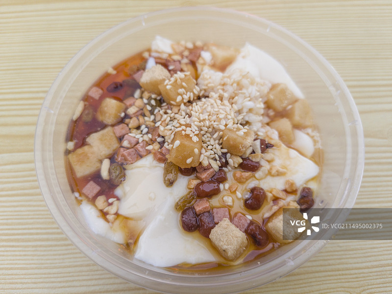 一碗四川冰豆花图片素材