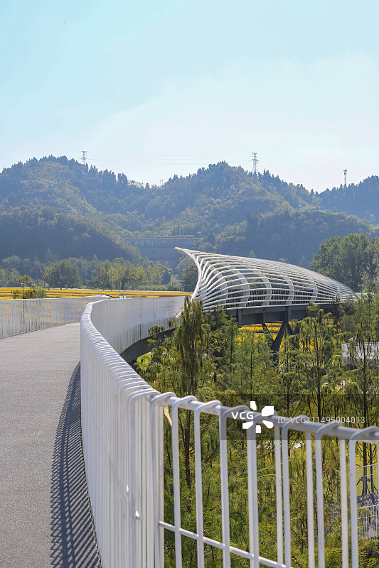 宜昌点军区卷桥河湿地公园 网红公园 春游 露营图片素材