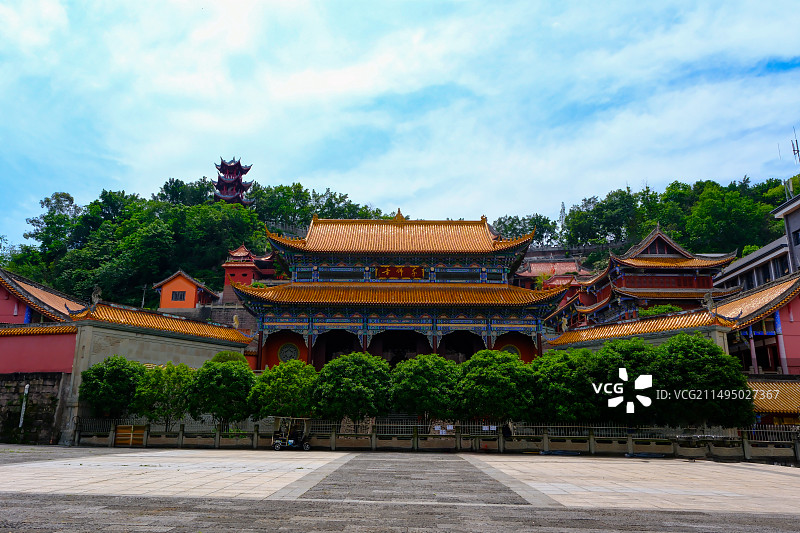四川自贡市富顺县文庙西湖景区千佛寺，富顺县千佛崖摩崖石刻造像，4A级景区，文庙西湖景区，富顺千佛寺，图片素材