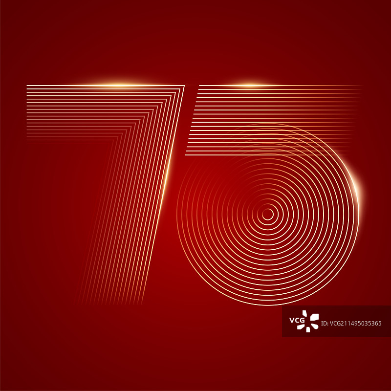 75周年庆图片素材