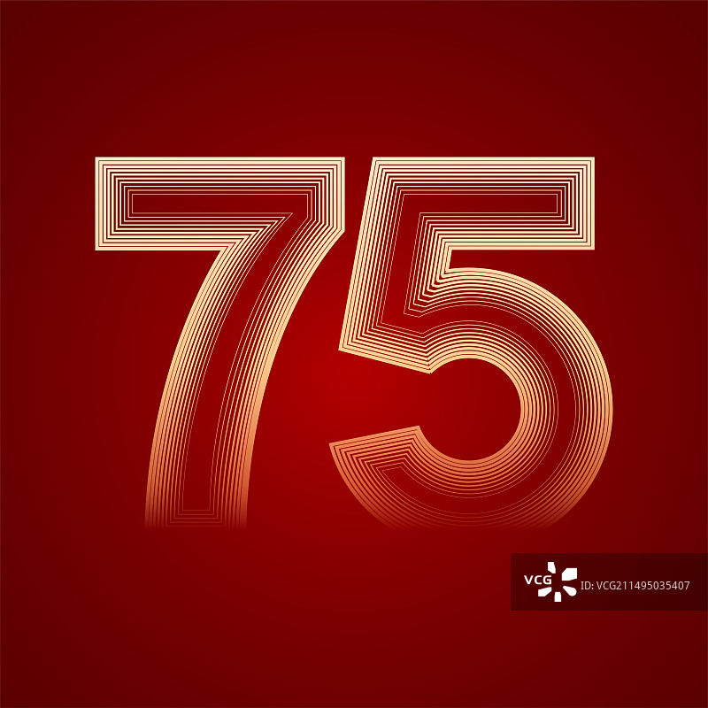 75周年庆图片素材