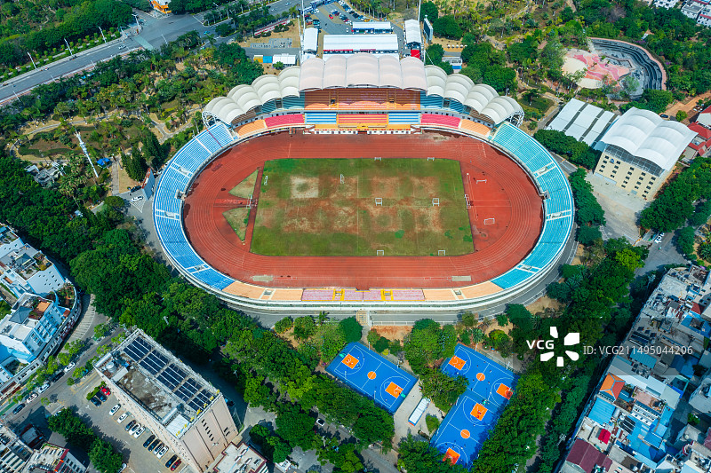 云南省红河州蒙自市红河体育场图片素材