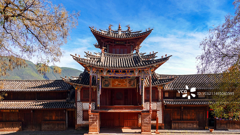 大理沙溪古镇寺登街图片素材