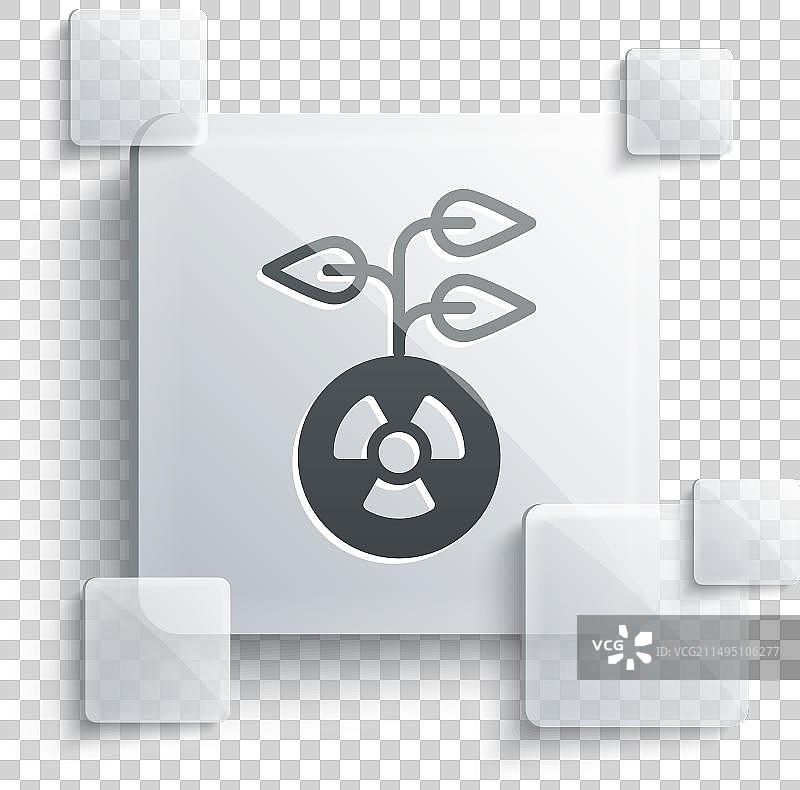 灰色放射性图标，灰色背景图片素材