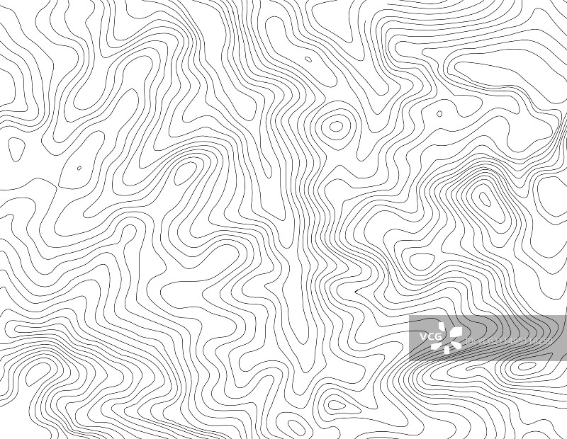 无缝地形图背景线条图片素材