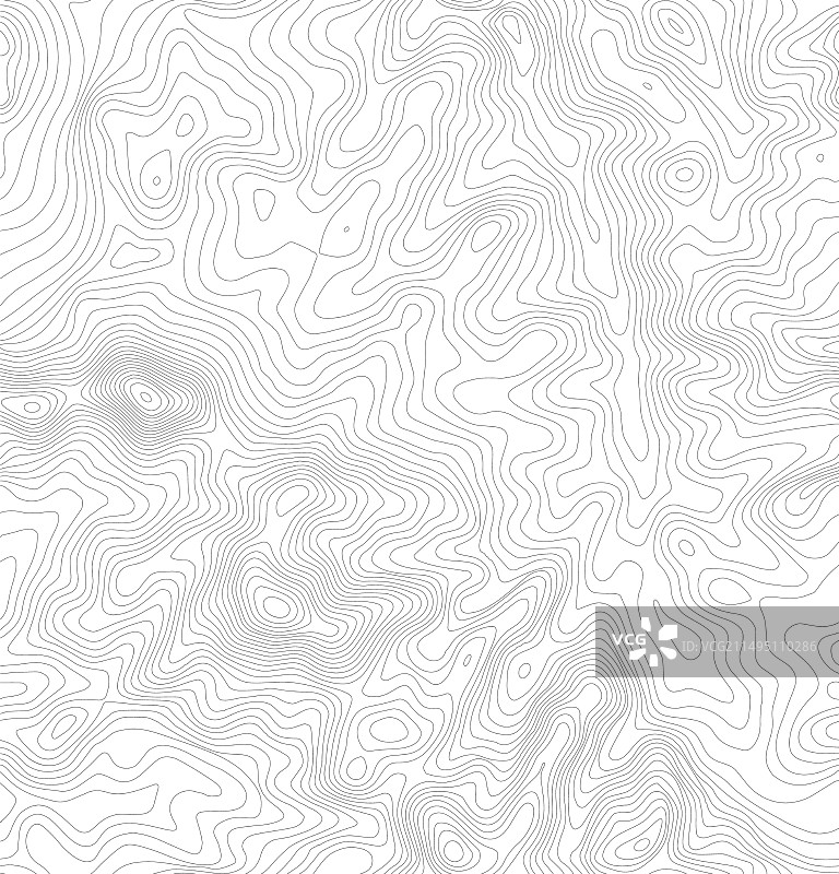 无缝地形图背景线条图片素材