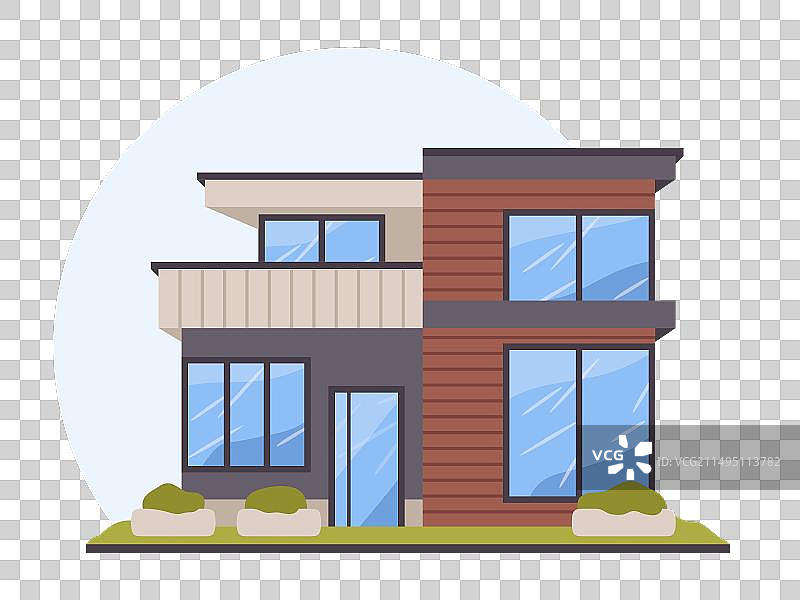 现代住宅郊区住宅楼图片素材