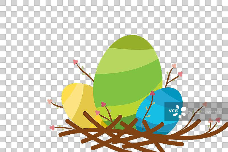 复活节彩蛋图片素材