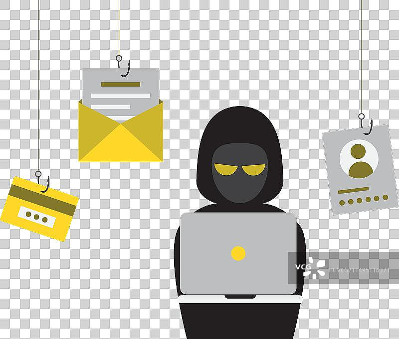 黑客窃取机密数据图片素材