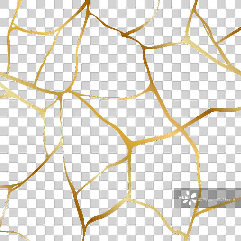 金色金缮修复大理石纹理图片素材