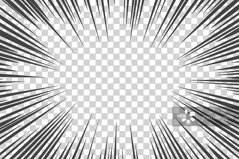 漫画书速度线效果图片素材