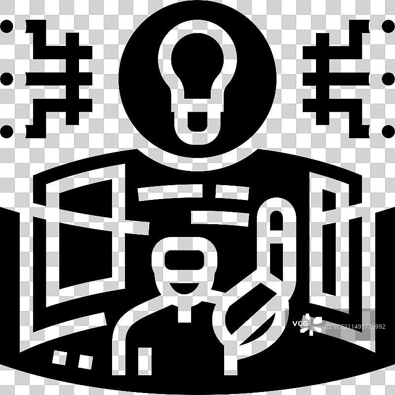 数字探索者技术爱好者标志图标图片素材