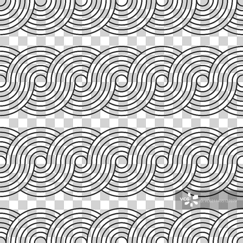 具有几何的抽象无缝图案图片素材