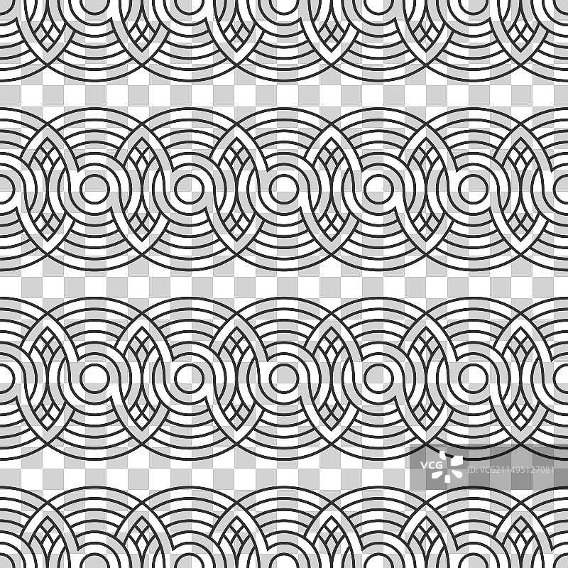 具有几何的抽象无缝图案图片素材