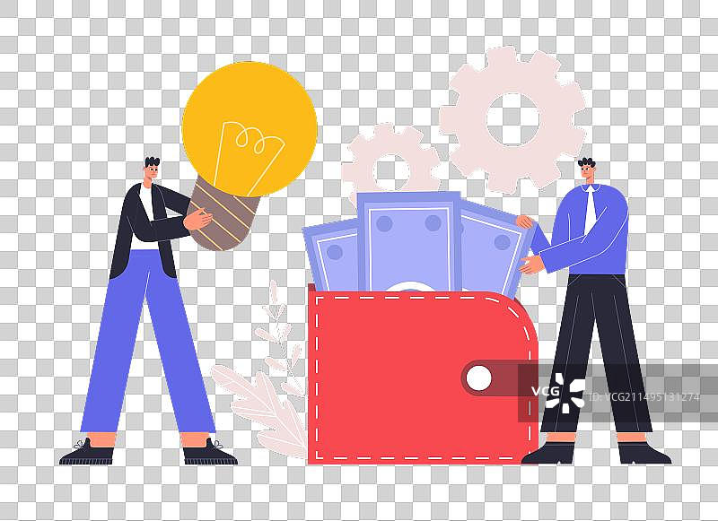 商业启动金融投资理念图片素材