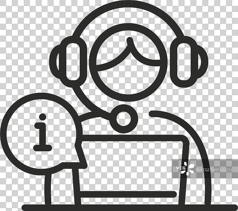 客户支持客服图标图片素材