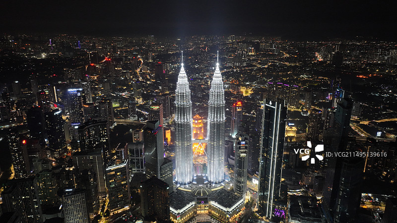 马来西亚吉隆坡双子塔图片素材