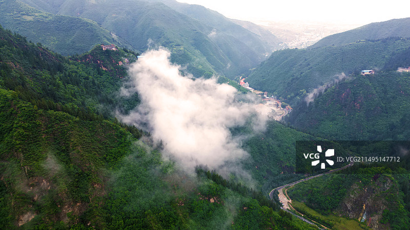 榆中兴隆山景区图片素材