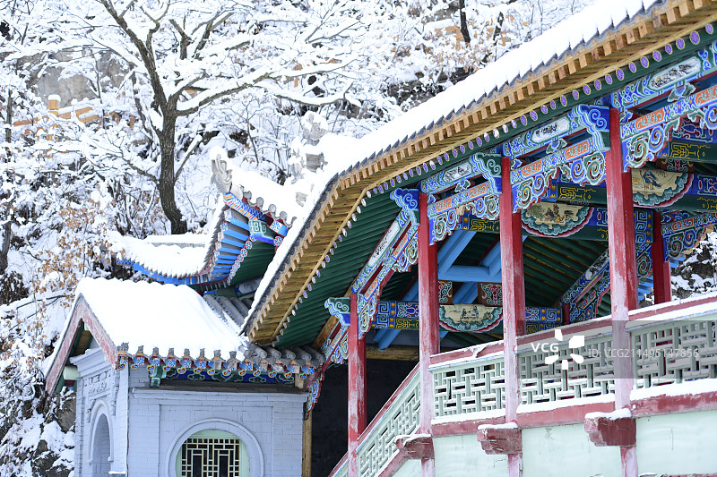 榆中兴隆山景区图片素材