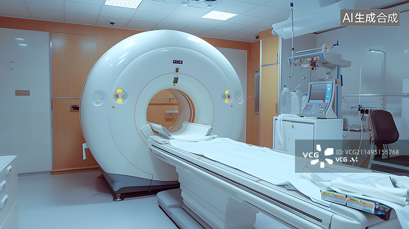 【AI数字艺术】核磁共振医疗设备图片素材