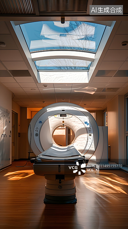 【AI数字艺术】核磁共振医疗设备图片素材