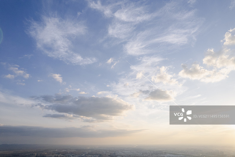 航拍城市风光图片素材