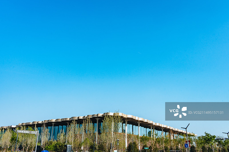 北京城市图书馆建筑外观图片素材