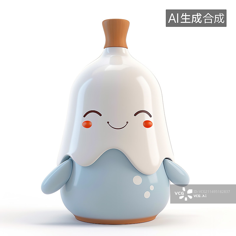 【AI数字艺术】趣味人物插花瓶，扩香瓶图片素材