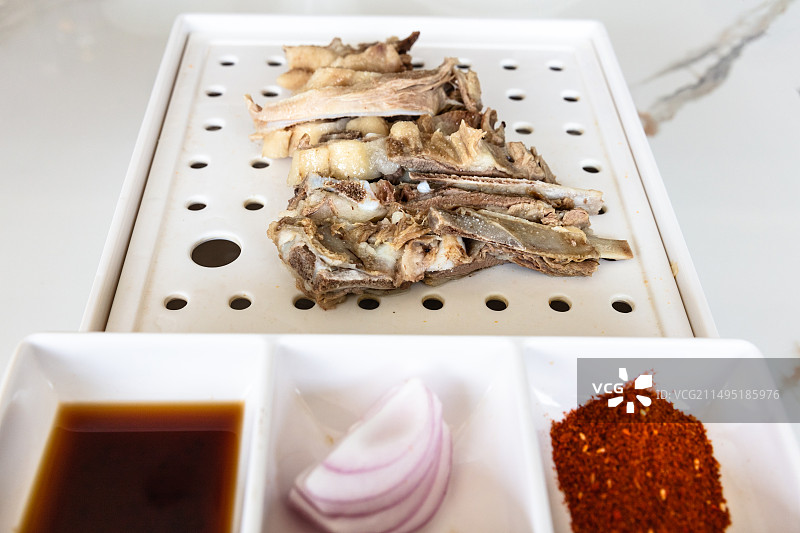 一碟宁夏手抓羊肋条图片素材