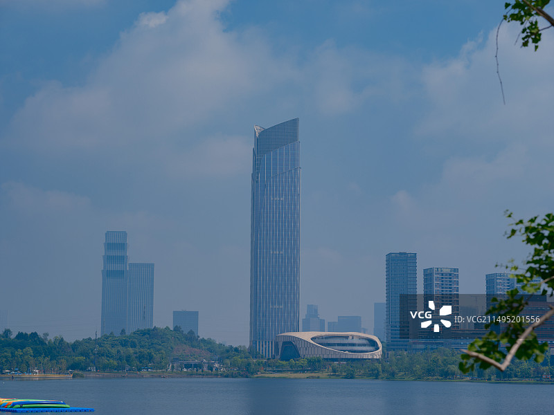 成都天府新区兴隆湖图片素材