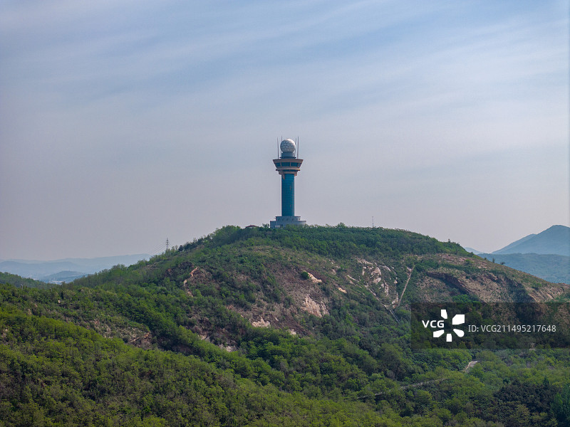 辽宁大石桥航拍城市风景图片素材
