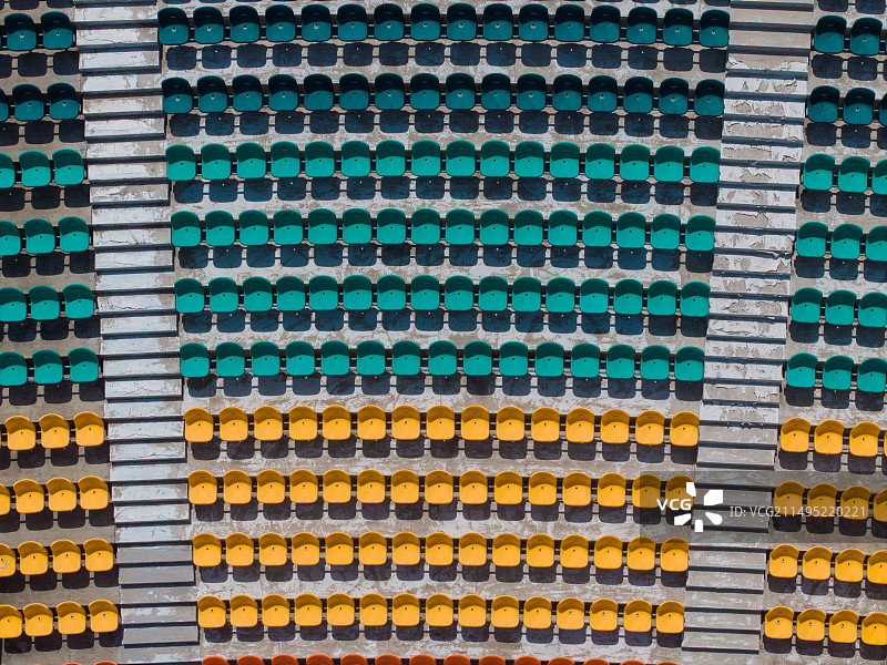 航拍辽宁营口体育场图片素材