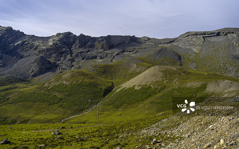 甘南山脉图片素材