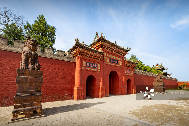解州关帝庙图片素材