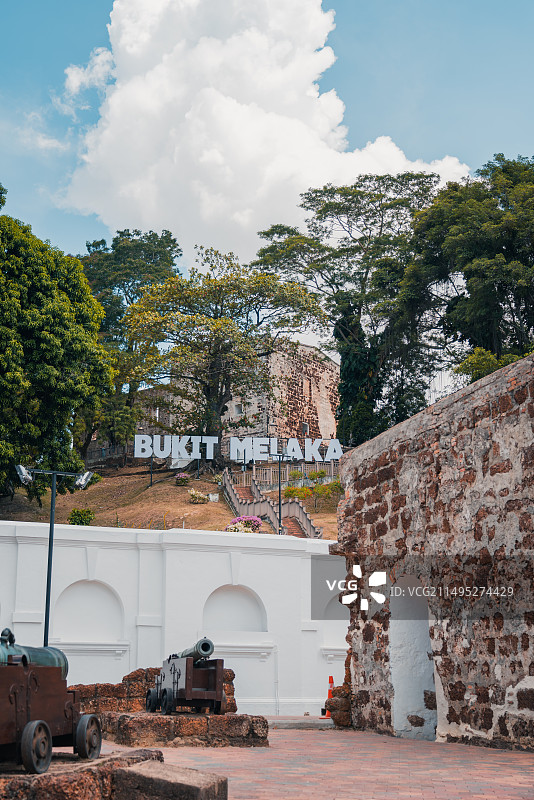 马来西亚 马六甲 圣保罗教堂图片素材