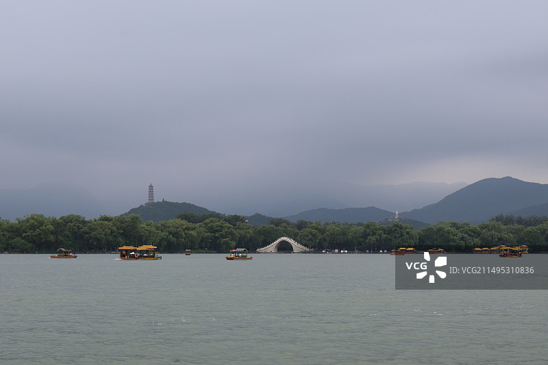 颐和园著名中轴线图片素材