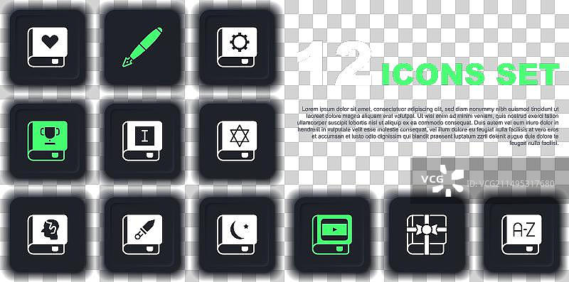 作为礼物的书籍、翻译书籍和电影书籍图片素材