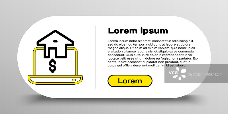 在线房地产房屋浏览器图标图片素材