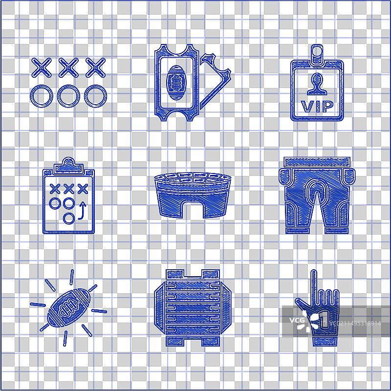 足球场与美式橄榄球场图片素材