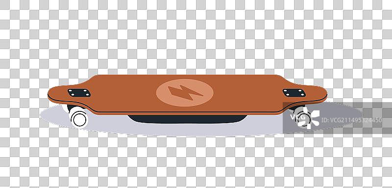 环保电动长板滑板图片素材