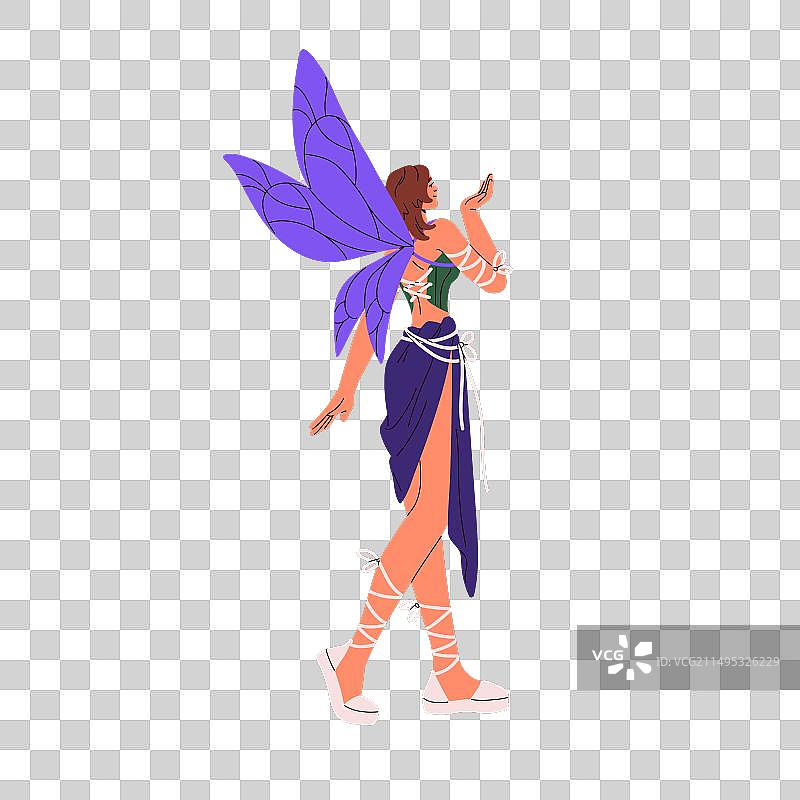 万圣节化妆舞会森林仙女服装图片素材