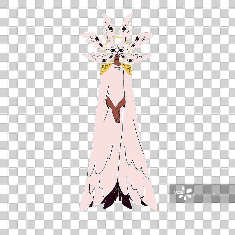 万圣节派对女性大天使服装图片素材