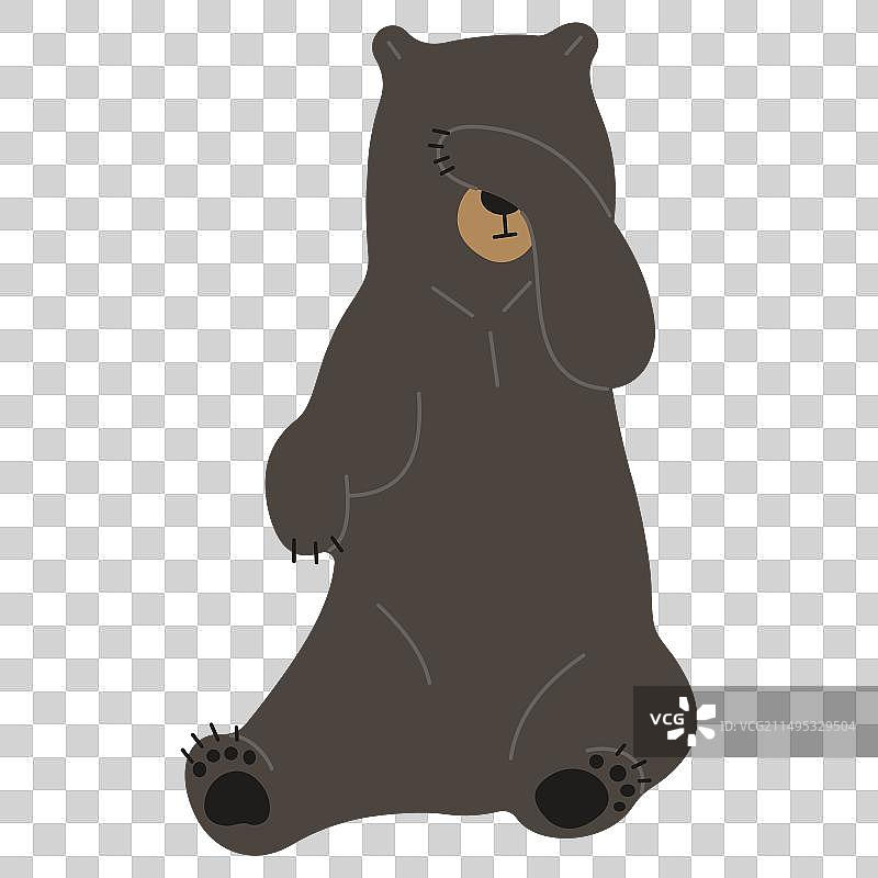 美洲黑熊图片素材